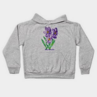 Kenai purple 3 Kids Hoodie